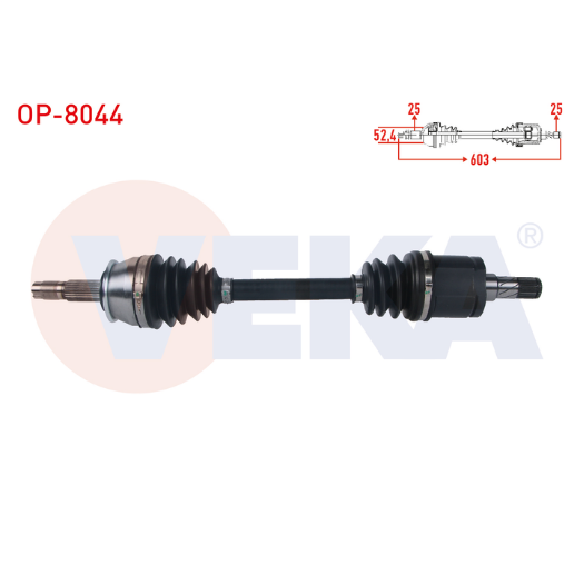 Opel Mokka Komple Aks Sol Ön 1.4-1.6 CDTi 5374155 | VEKA OP-8044