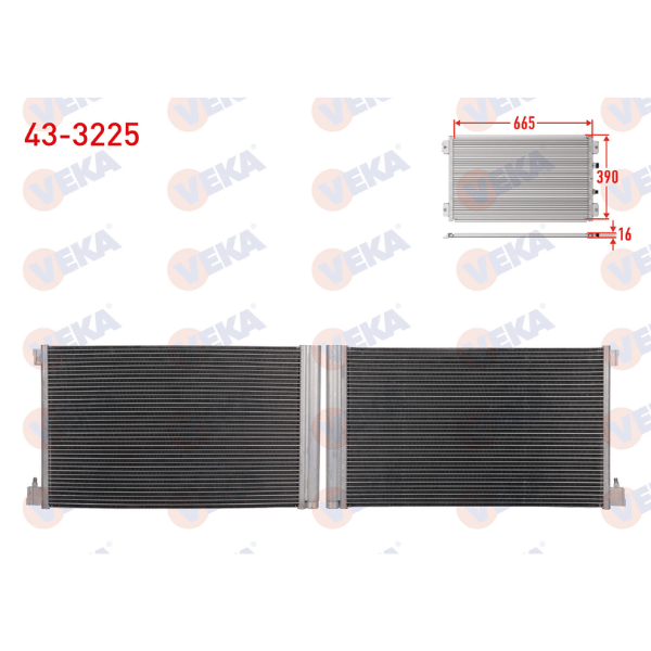 KLIMA RADYATORU OPEL INSIGNIA 1.6 2008-   13241737 1850134 13330217