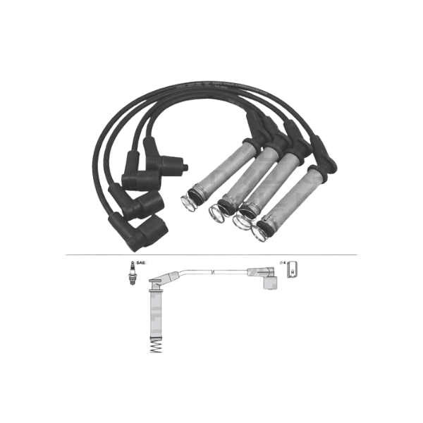 Opel Astra F 1.6 Buji Kablosu 1612609 | KRAFTVOLL 05070228