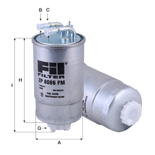 Opel Corsa D 1.3 Dizel Mazot Filtresi 813059 | FİL ZP 8086FM