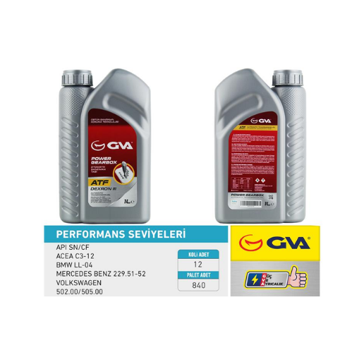 OTOMATİK ŞANZIMAN YAĞI ATF DEXRON III 1 LT.