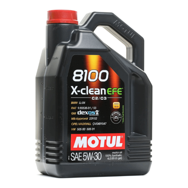 Motul 8100 X-Clean EFE 5W30 4 Lt Tam Sentetik Motor Yağı