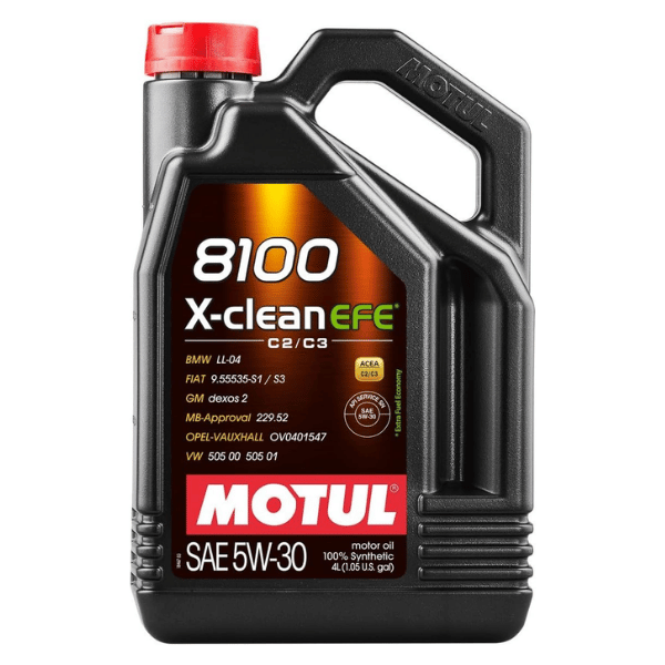 Motul 8100 X-Clean EFE 5W30 4 Lt Tam Sentetik Motor Yağı