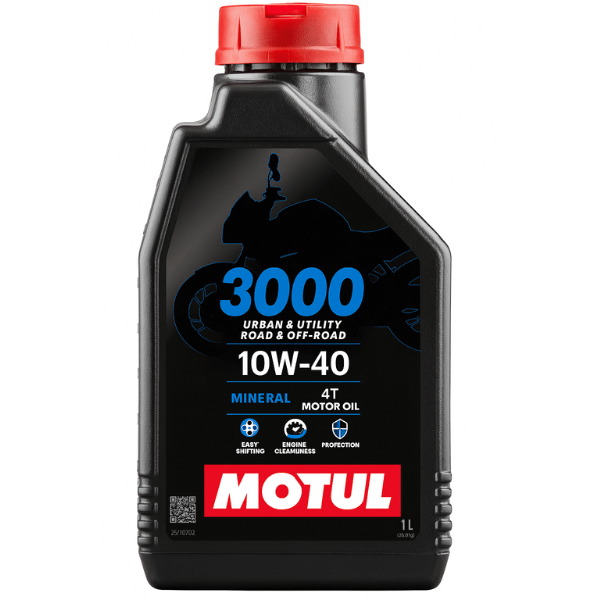 MOTUL MOTOSİKLET YAĞI 3000  10W40 1 LT.