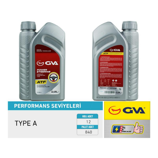 GVA HİDROLİK DİREKSİYON YAĞI ATF 0.9 L