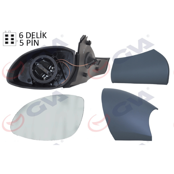 Opel Vectra B Sol Dış Dikiz Aynası Elektrikli Isıtmalı Konveks GVA 1090316