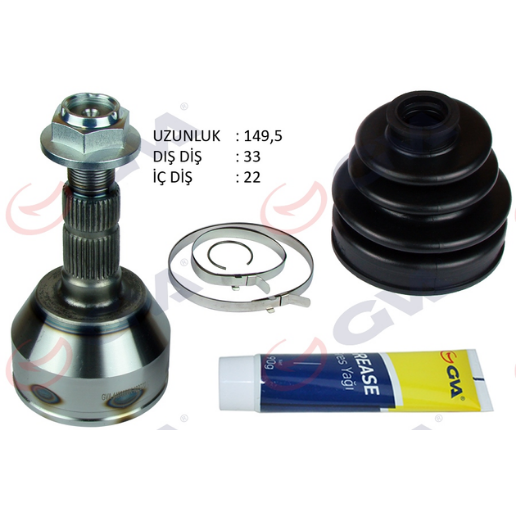 Opel Astra H Aks Kafası Dış Ön 1.4i - 1.6 GVA 4490008K