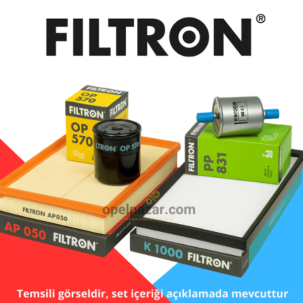 Opel Astra F Benzinli Motor Filtron Periyodik Bakım Filtre Seti