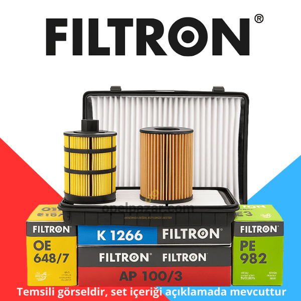 Opel Antara 2.0 Dizel Bakım Filtre Seti Filtron Marka
