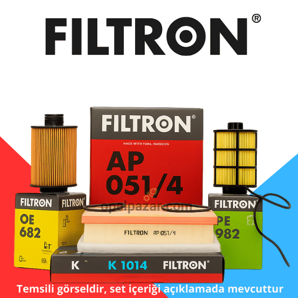 Opel Astra H Filtron 1.3 Dizel Periyodik Bakım Filtre Seti