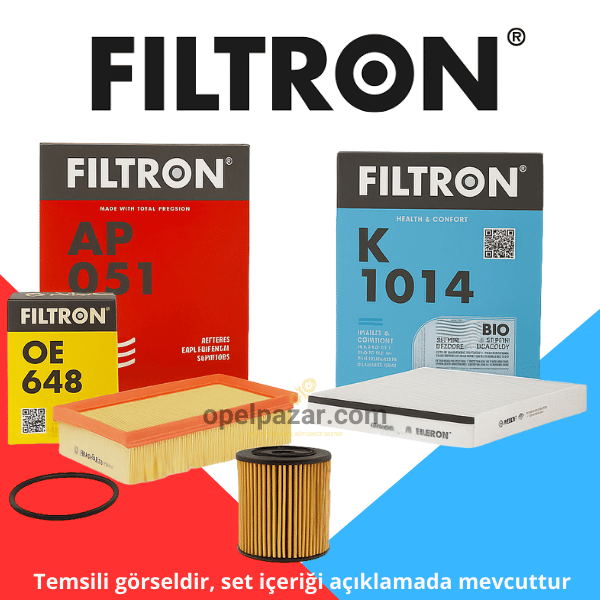 Opel Astra H 1.4 Twinport (04-07) Periyodik Bakım Filtre Seti Filtron Marka