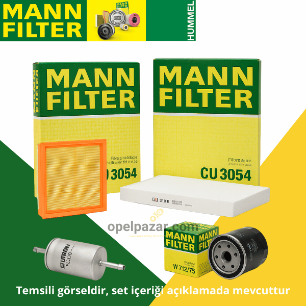 Opel Astra G 1.4 / 1.6 Bakım Seti Mann Marka