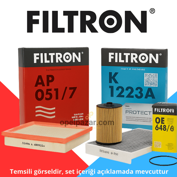 Opel Astra J 1.4 Turbo Filtre Seti Filtron Marka