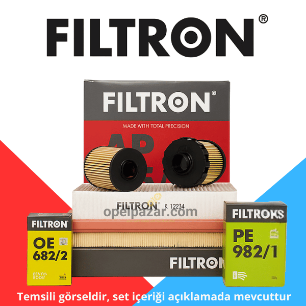 Opel Astra J 1.3 Dizel Motor Periyodik Bakım Filtre Seti Filtron Marka