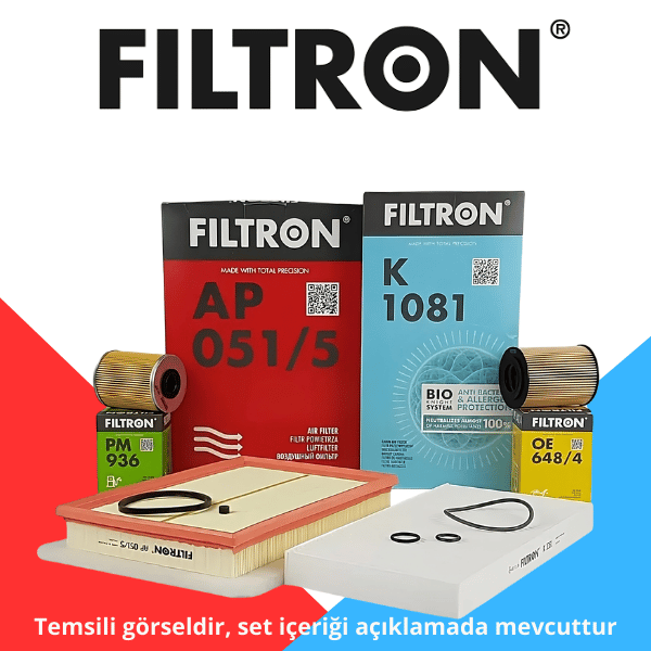 Opel Combo C 1.7 Dizel Periyodik Bakım Filtre Seti Filtron Marka