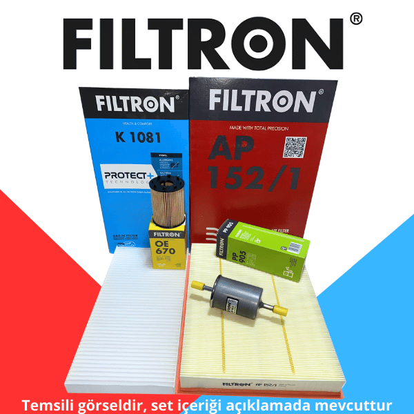 Opel Vectra C 1.6-1.8 Benzinli Periyodik Bakım Seti Filtron Marka