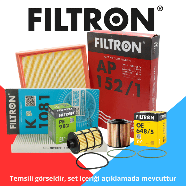 Opel Vectra C 1.9 Dizel Periyodik Bakım Seti Filtron Marka