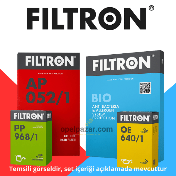 Opel Meriva B 1.6 Dizel Periyodik Bakım Filtre Seti Filtron Marka