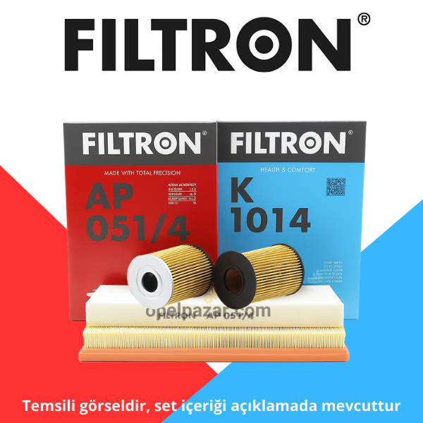Opel Zafira A 2.0 Dizel Motor Periyodik Bakım Seti Filtron Marka