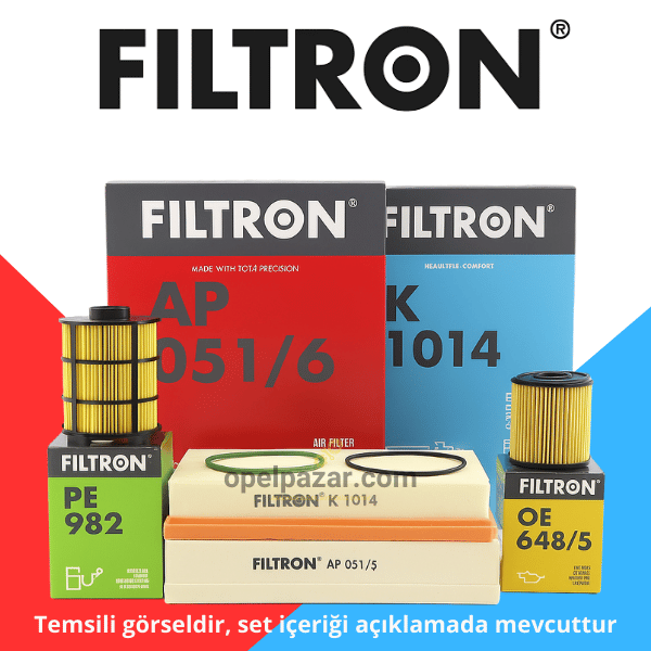 Opel Zafira B 1.9 Dizel Periyodik Bakım Seti Filtron Marka