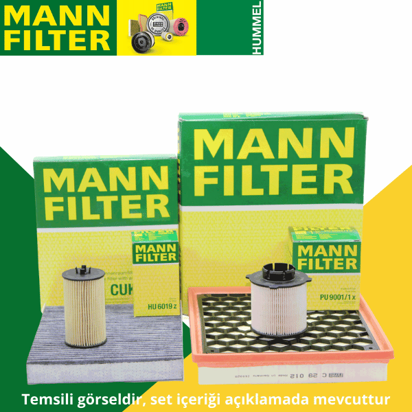 Opel Insignia A 1.6 Dizel Motor Periyodik Bakım Filtre Seti Mann Marka