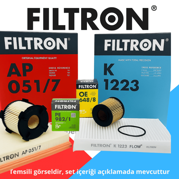 Opel Insignia B 1.6 Dizel Periyodik Bakım Seti Filtron Marka