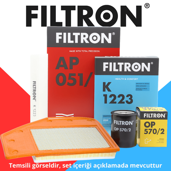 Opel Insignia B 1.5 Benzinli Motor Periyodik Bakım Seti Filtron Marka
