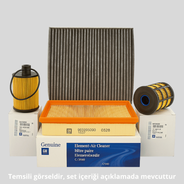 Chevrolet Yeni Aveo 1.3 Dizel Periyodik Bakım Seti Orjinal GM