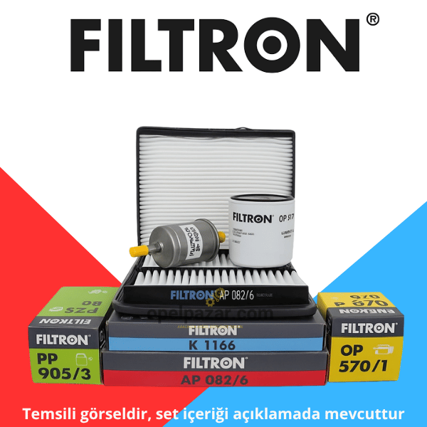 Chevrolet Lacetti 1.4-1.6 16 Valf Benzinli Periyodik Bakım Filtre Seti Filtron Marka