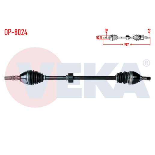 Opel Vectra C Komple Aks Sağ Ön 1.6 16V 374474 | VEKA OP-8024