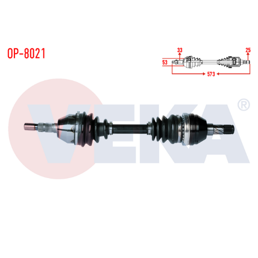 Opel Astra H Komple Aks Sol Ön 1.3 CDTI 374549 | VEKA OP-8021